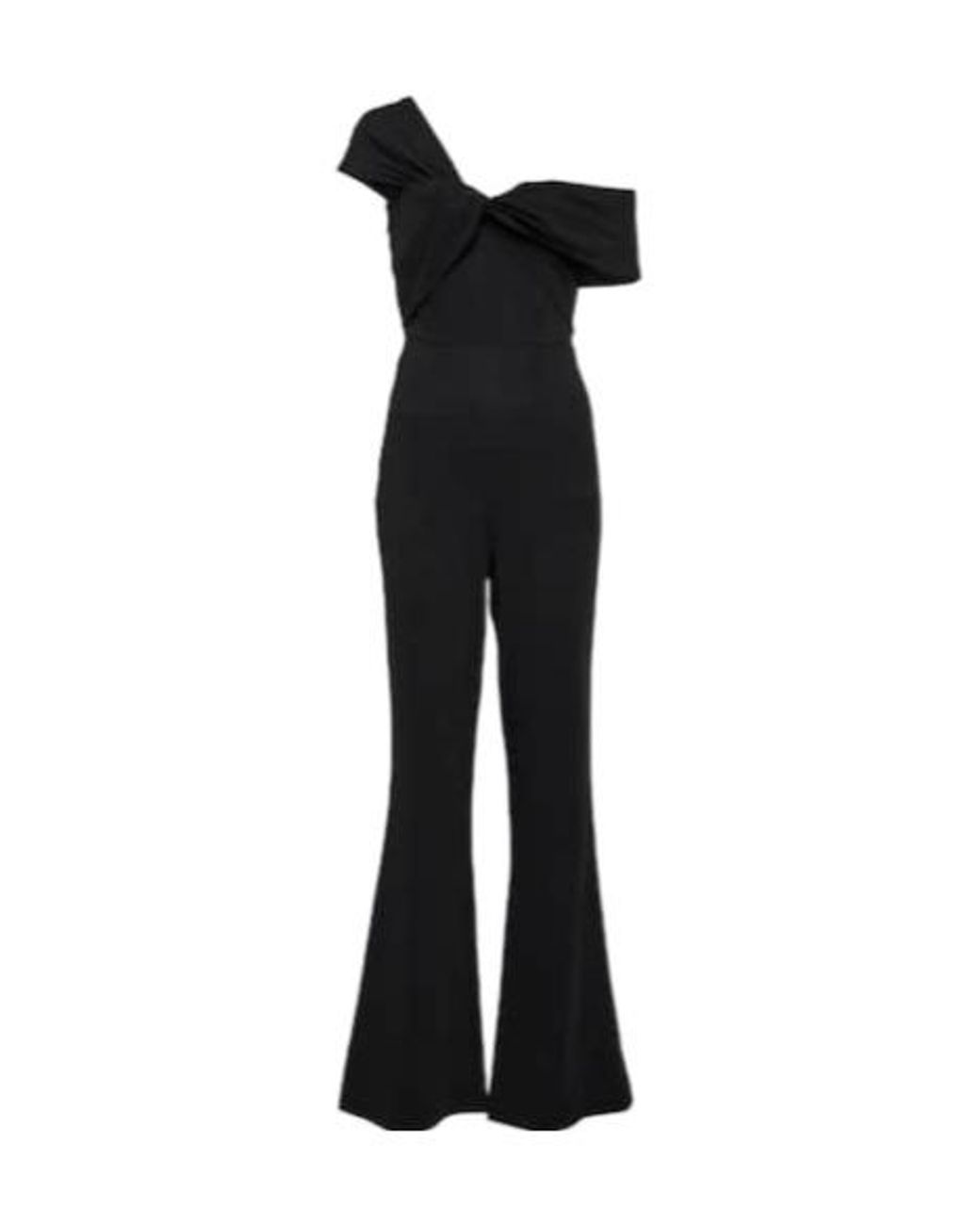 Roland Mouret Black Asymmetrical Jumpsuit
