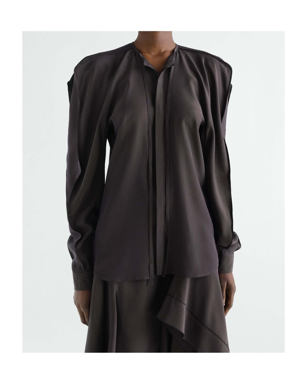 Lemaire Black Layered Blouse