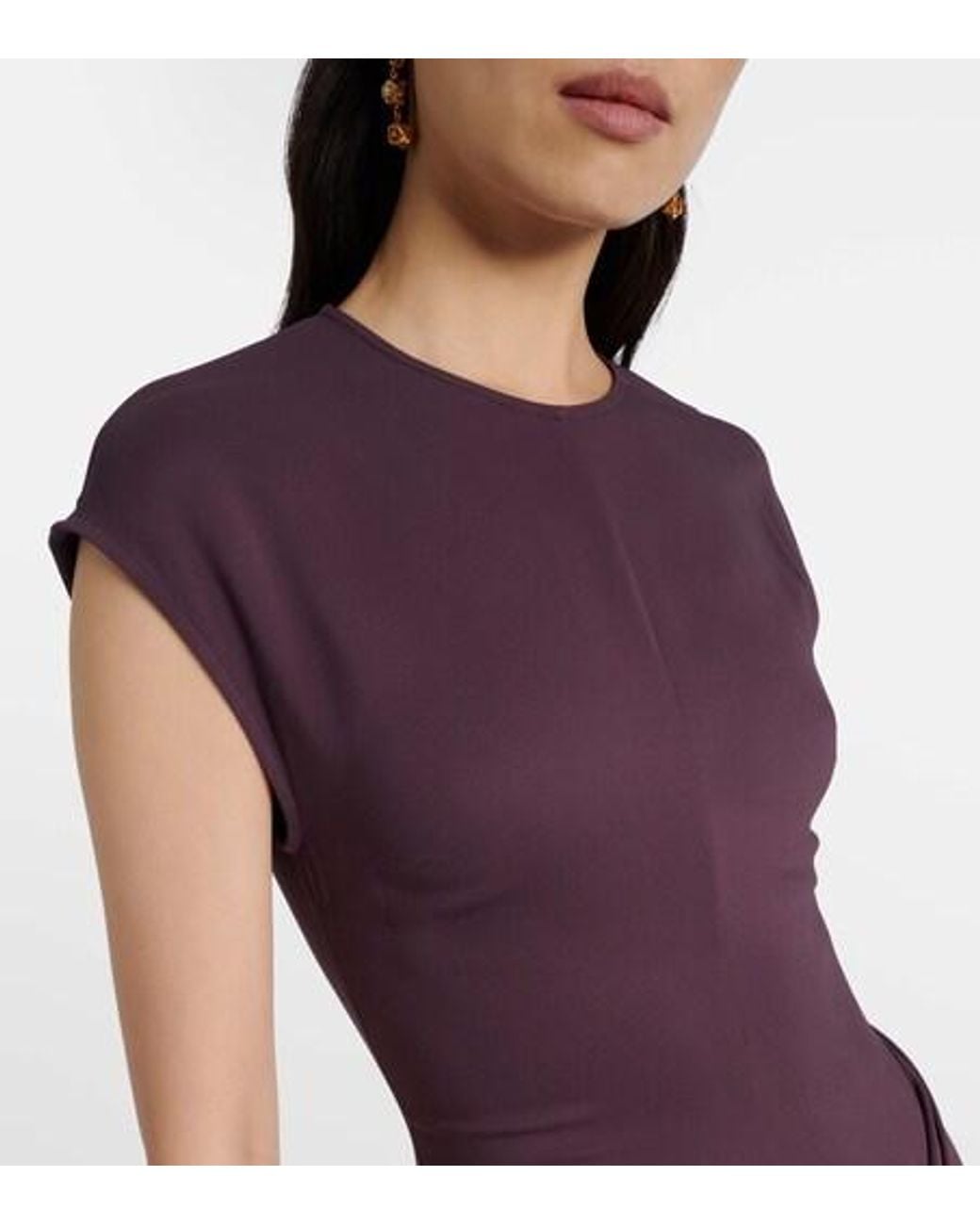 TOVE Purple Ames Maxi Dress