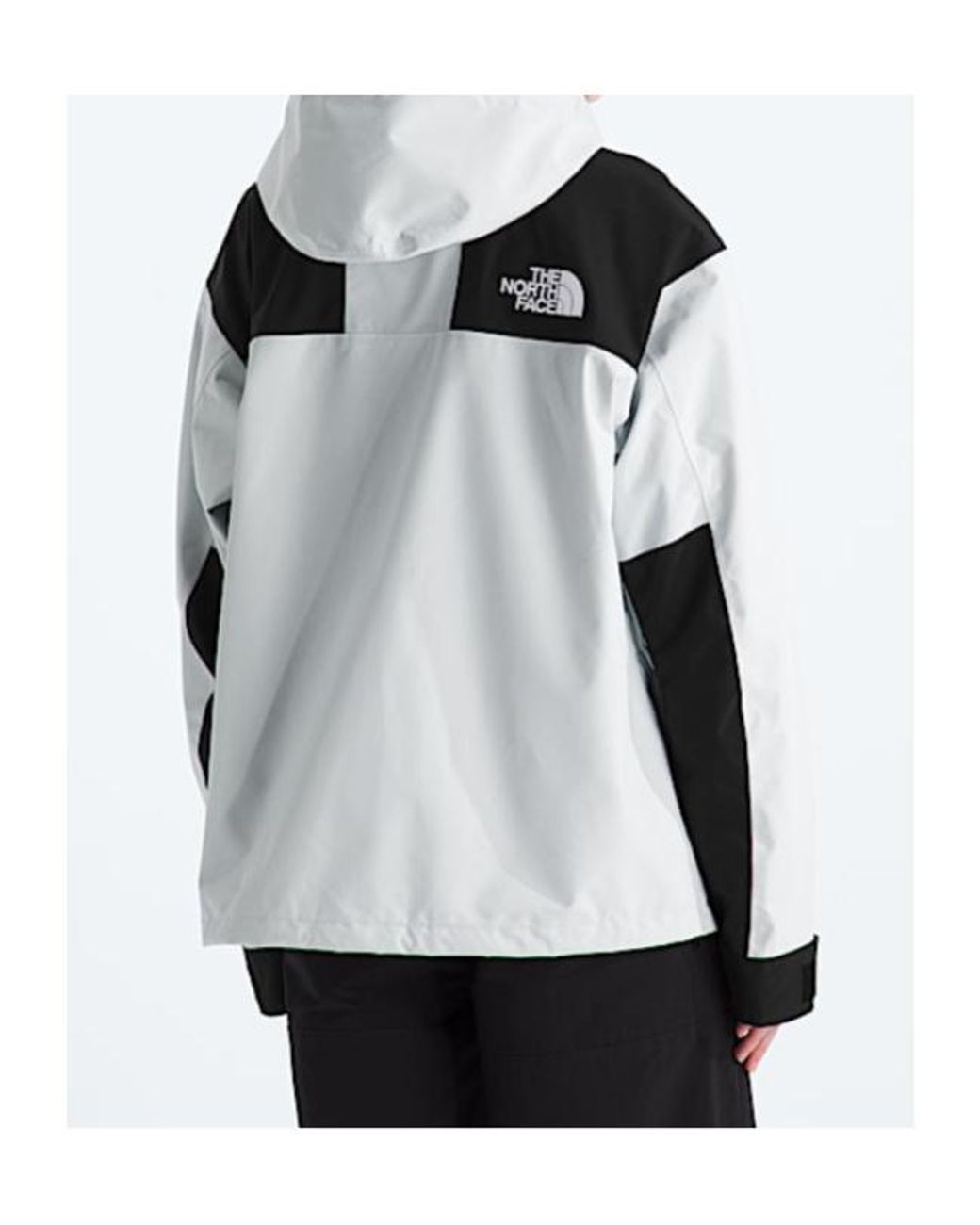 The North Face White Panelled Hooded Jacket for men