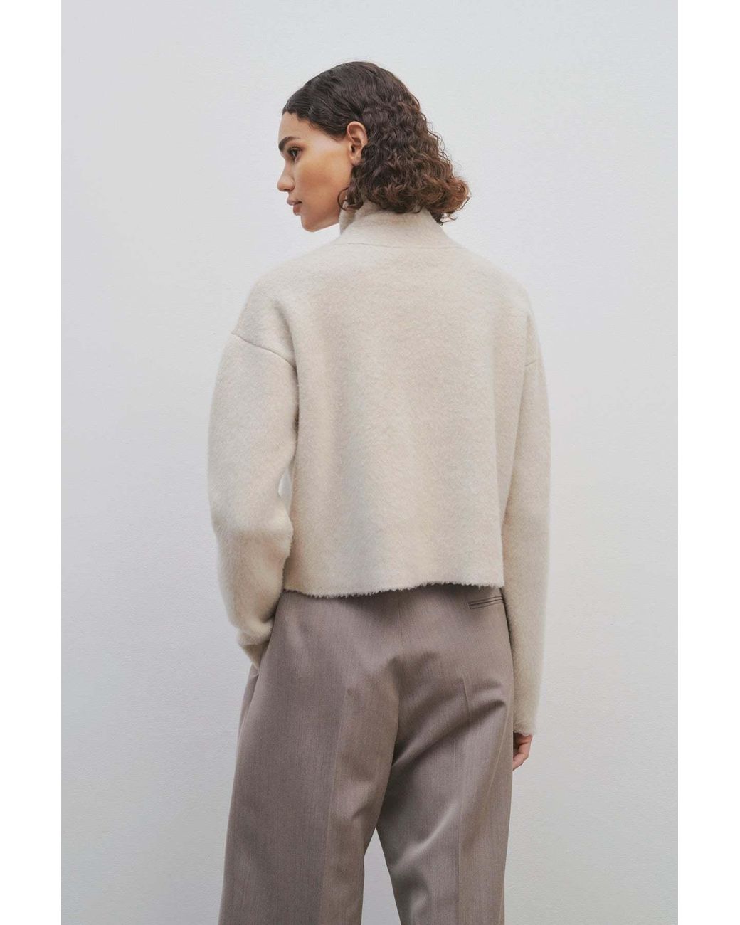 The Row Natural Erise Merino Wool Jumper