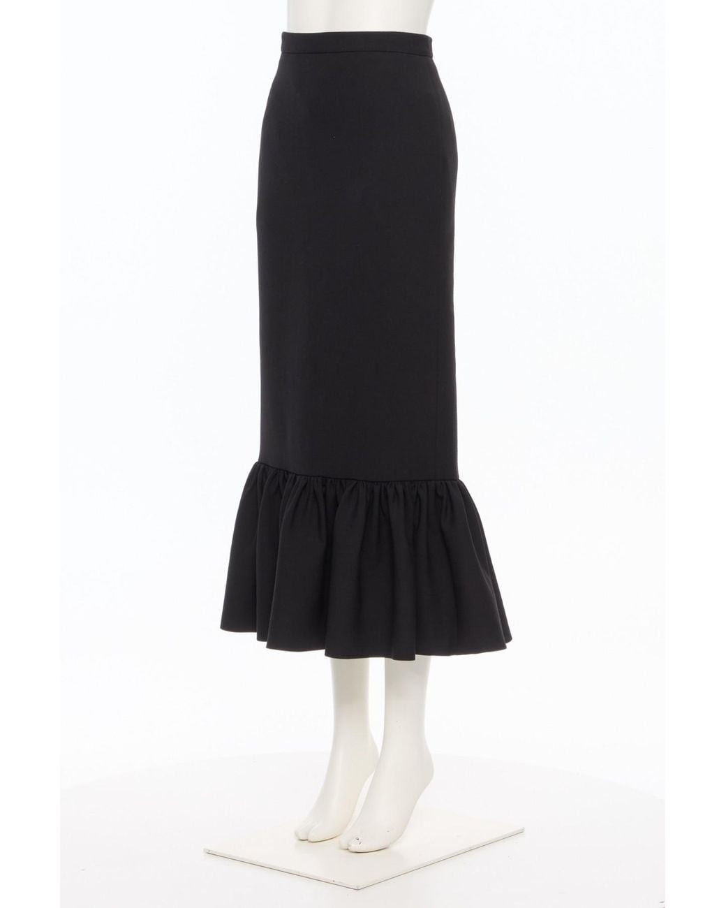 Valentino Black Skirt With A Back Zipper