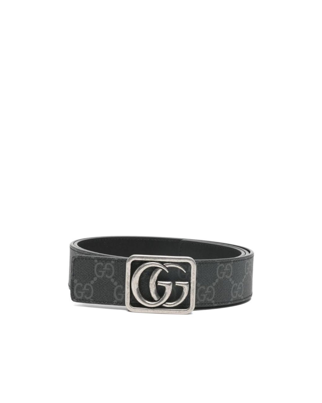 Gucci White グッチ リバーシブル Gg マーモント ベルト for men