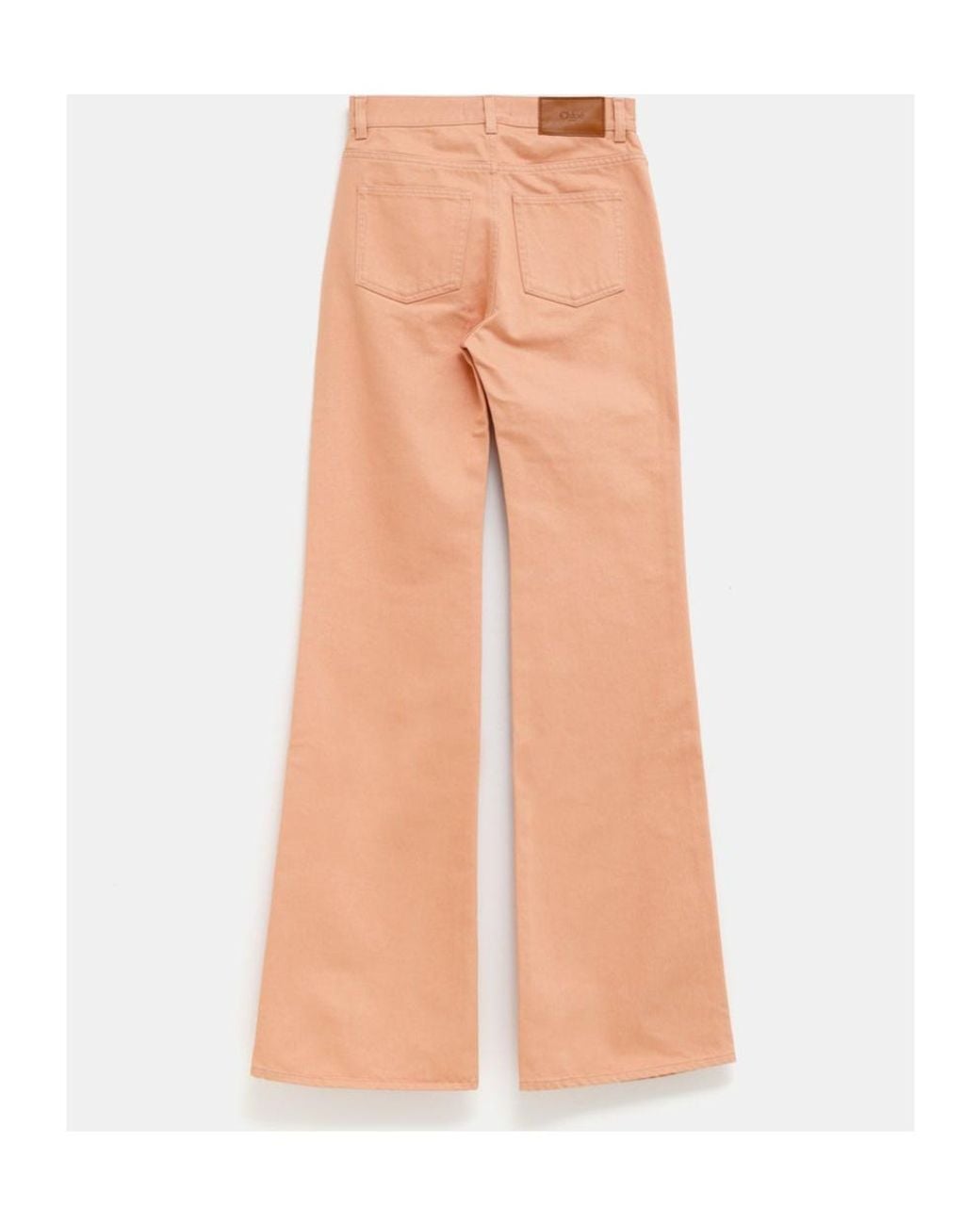 Chloé Pink Chloé High-Waisted Flared Jeans
