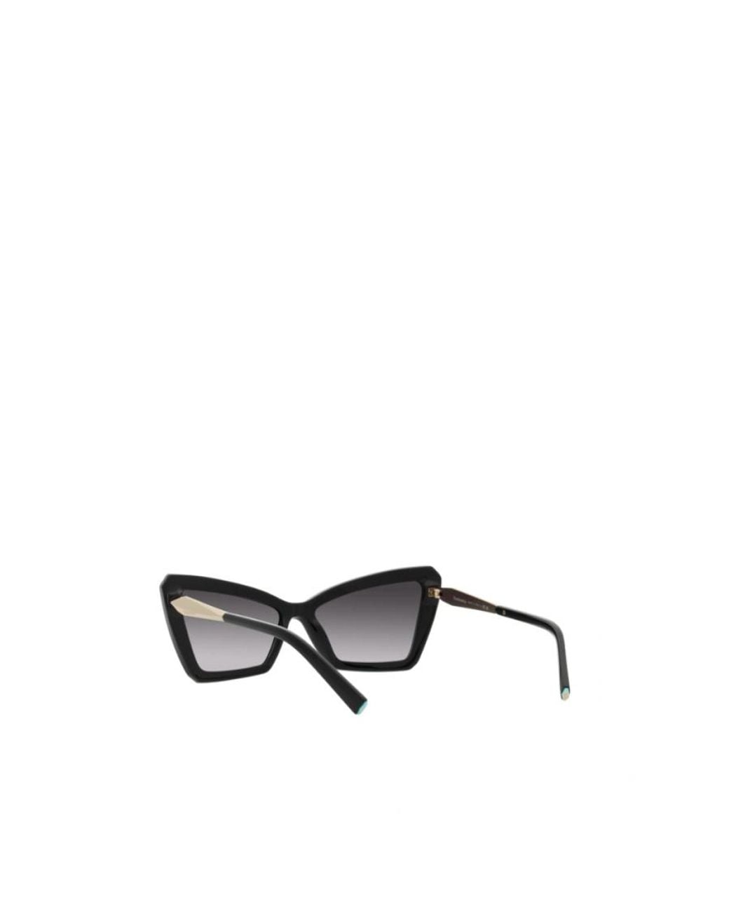 Tiffany & Co White Cat-Eye Frame Sunglasses