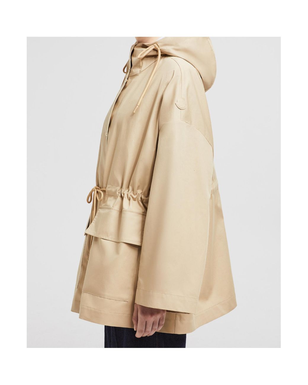 Moncler Natural Gaillon Hooded Parka