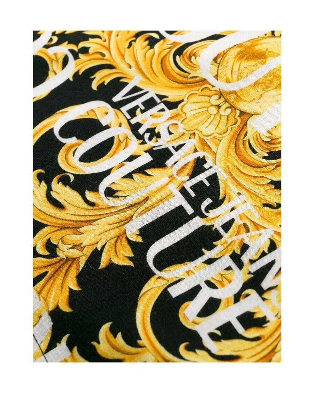 Versace Jeans Multicolor Logo Printed T-Shirt for men