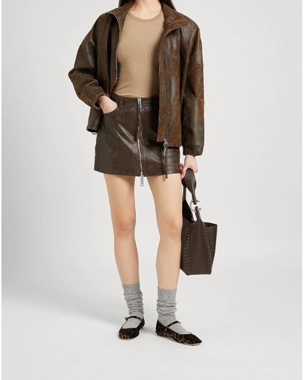 MAX&Co. Brown Mini Skirts