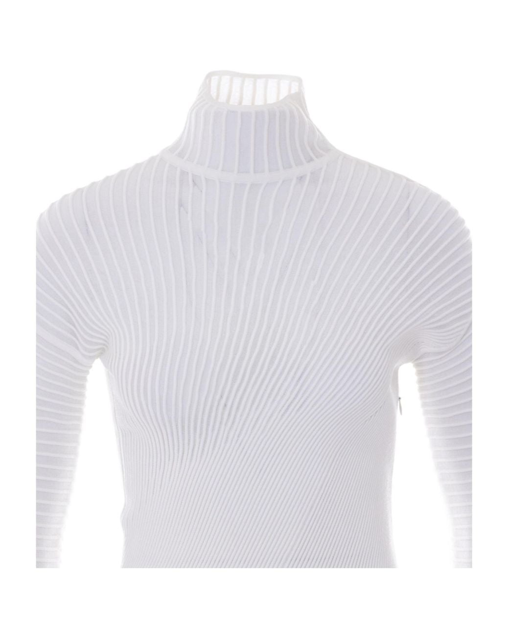 Alaïa White Alaïa Twisted Dress
