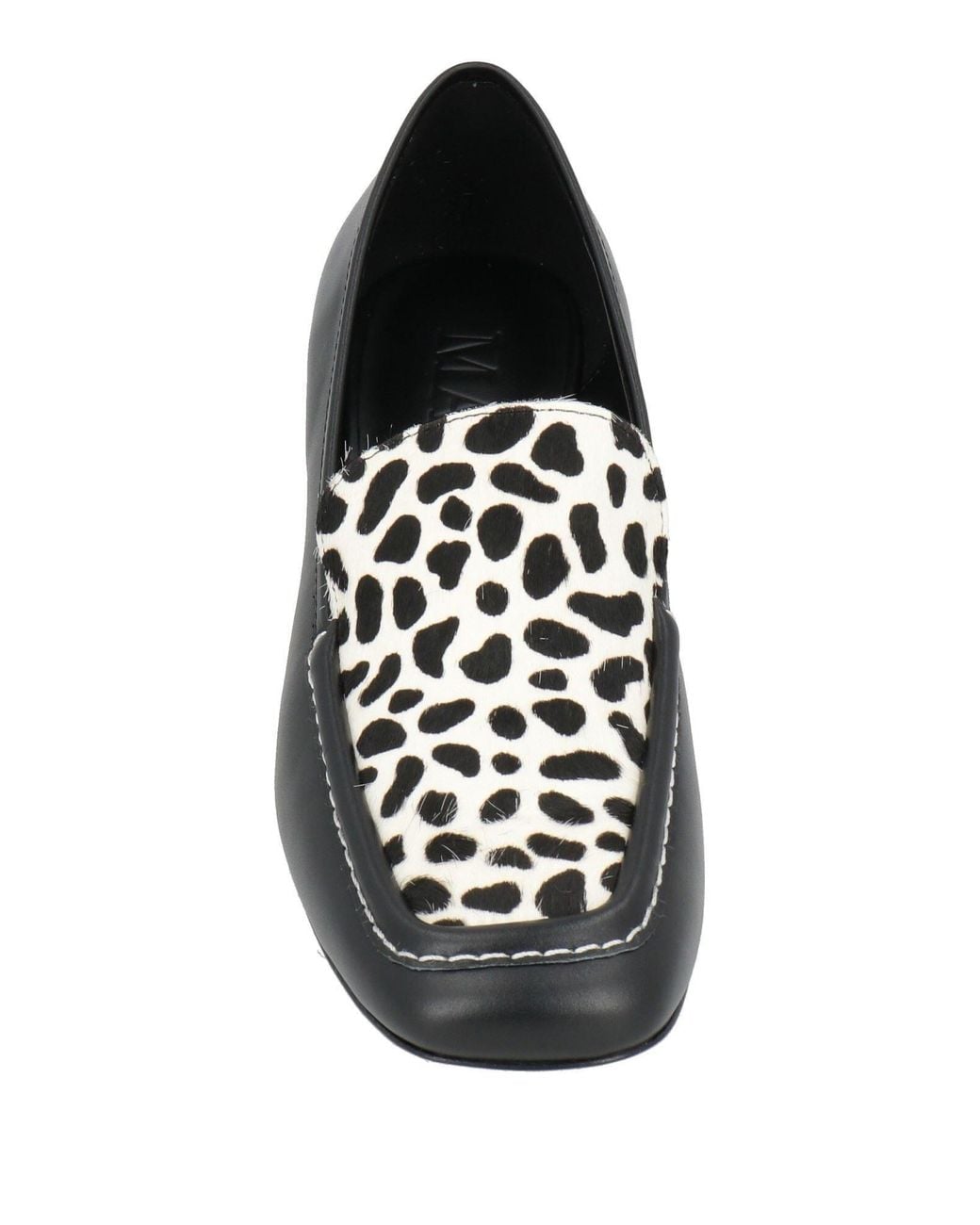 MAX&Co. Black Animal Print Loafers