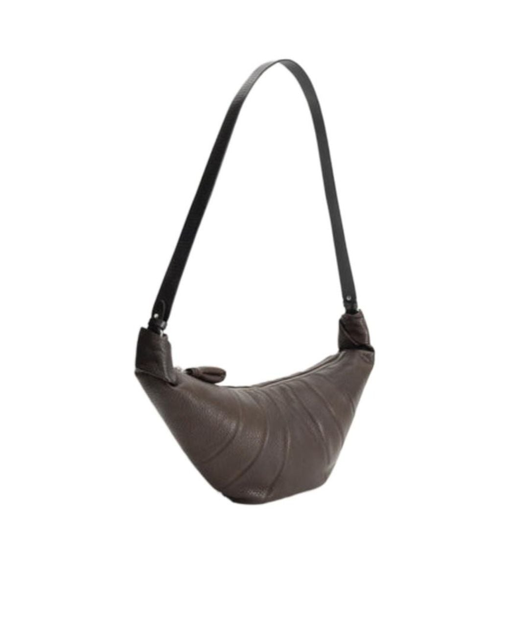 Lemaire White Rail Belt Medium Croissant Bag for men