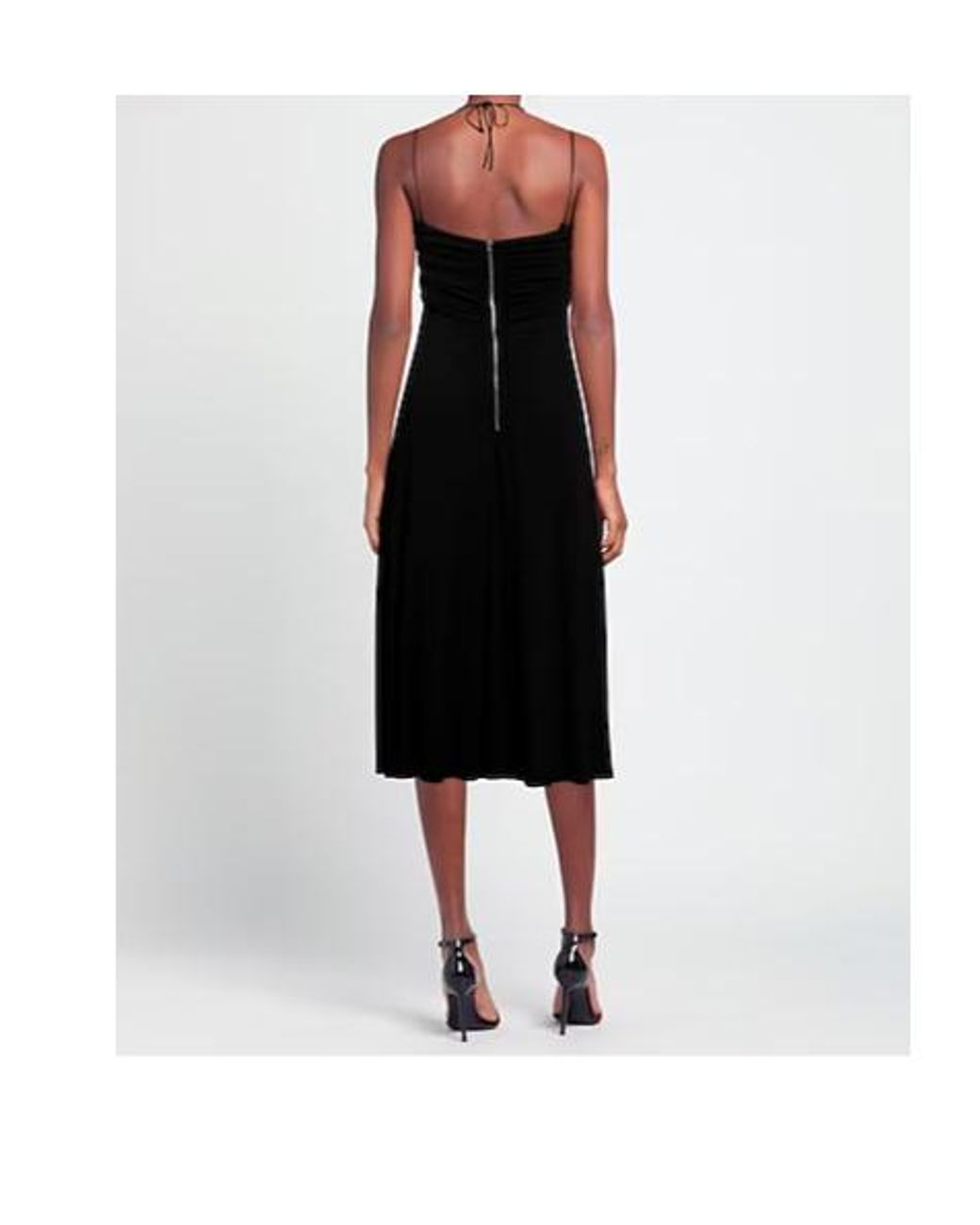 Isabel Marant Black Spaghetti Strap Dress