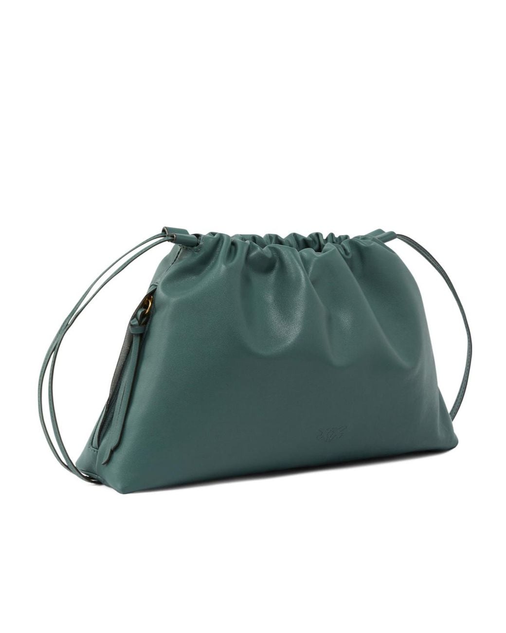 Pinko Green Maxi Clutch Bag