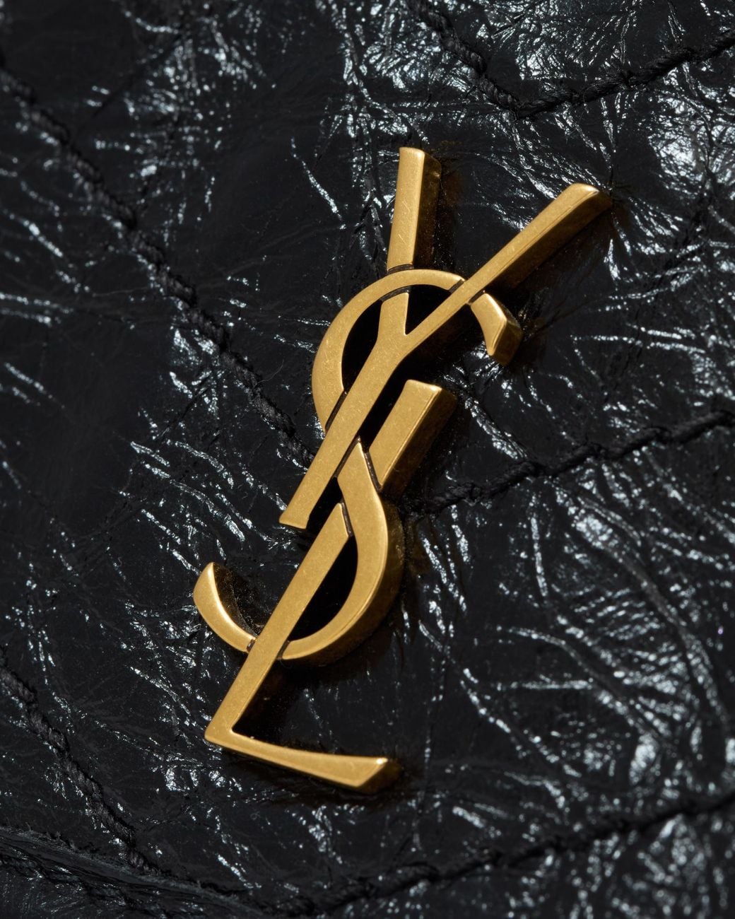 Saint Laurent White Niki Chain Pouch