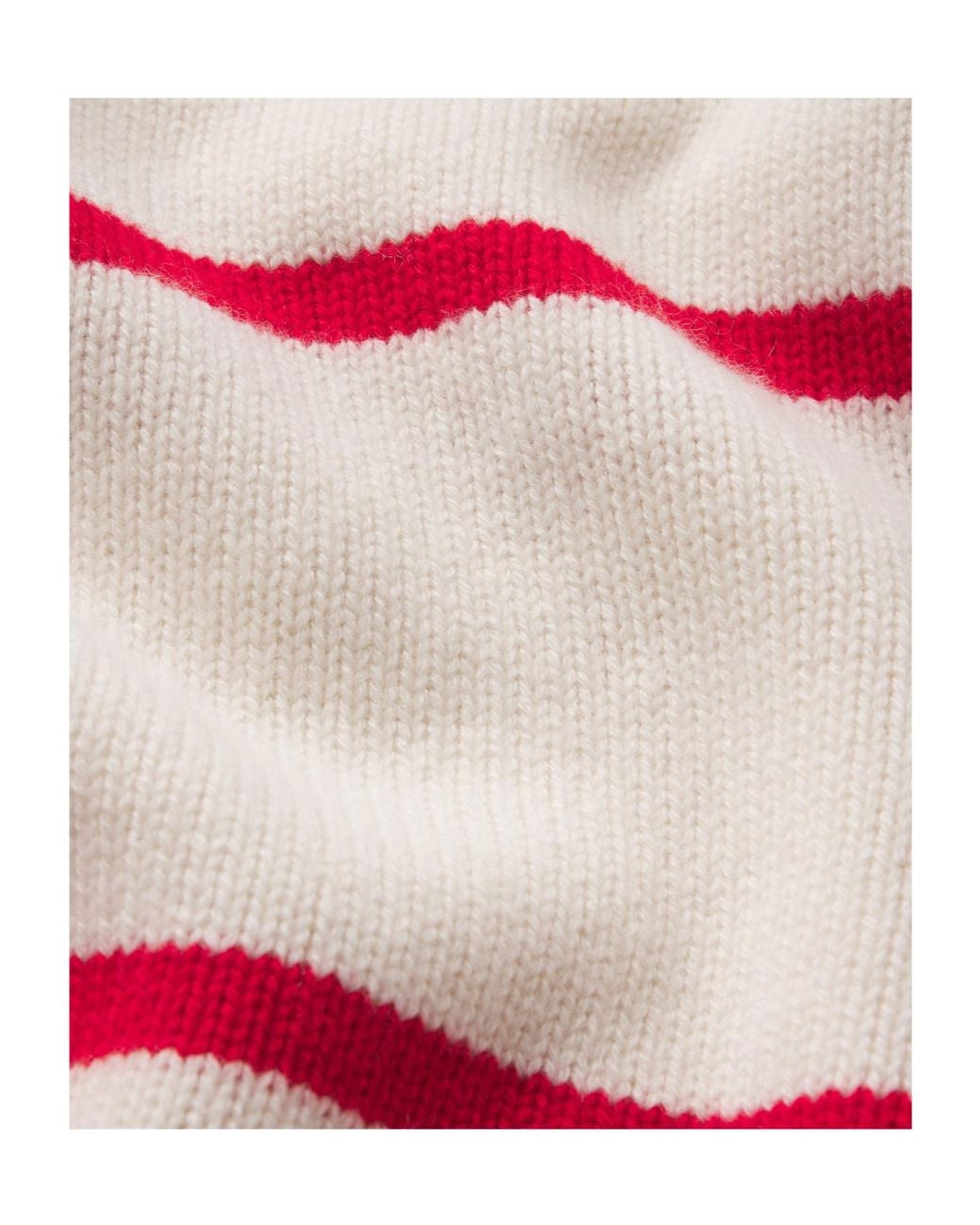 FRAME Pink Rolled Hem Striped Knitted Sweater