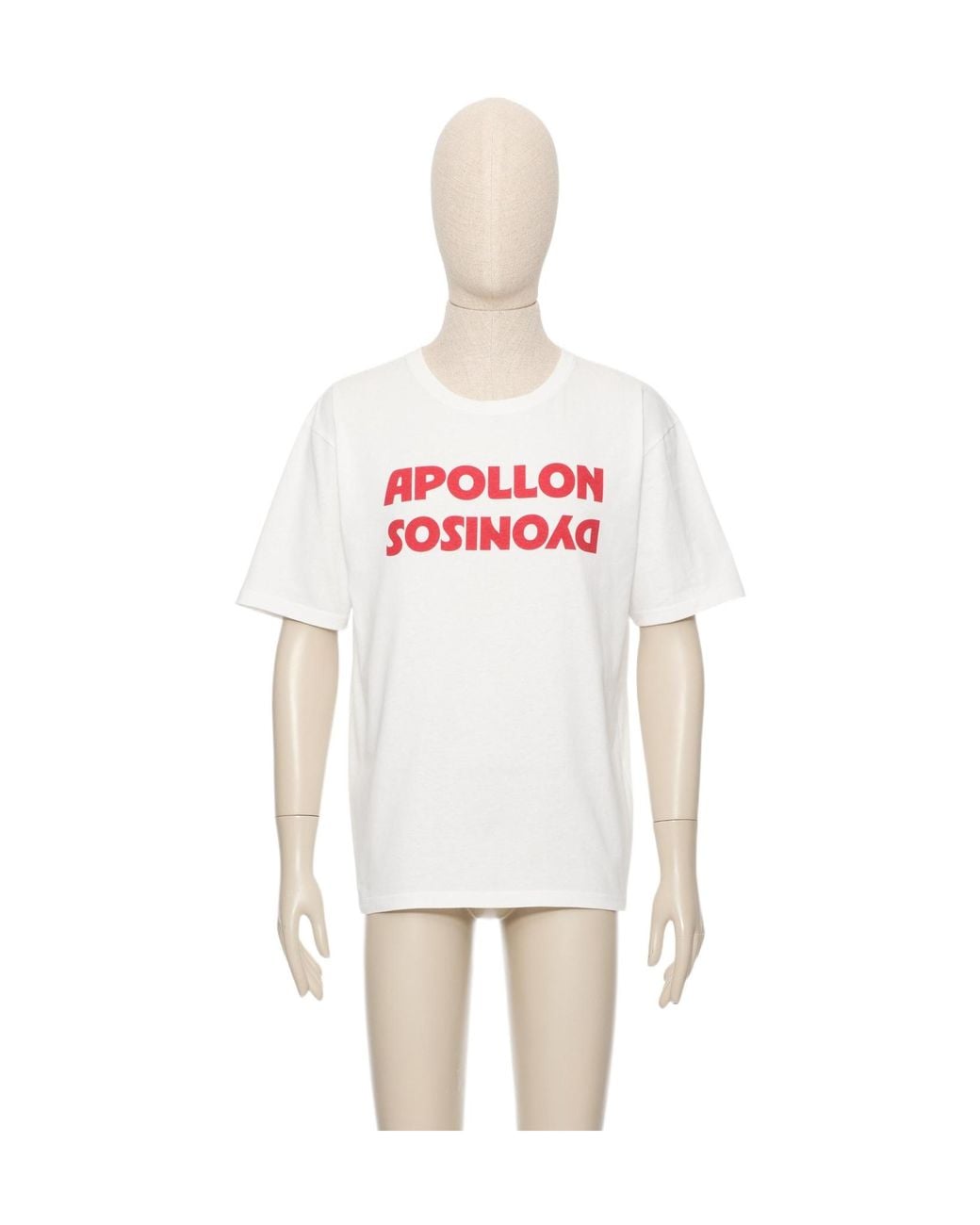 Valentino White Apollon Dyonisos-Printed Crewneck T-Shirt for men
