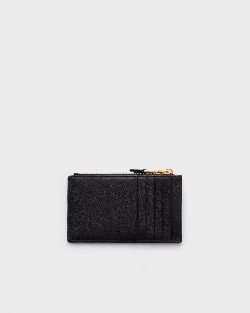 Prada Black Leather Card Holder