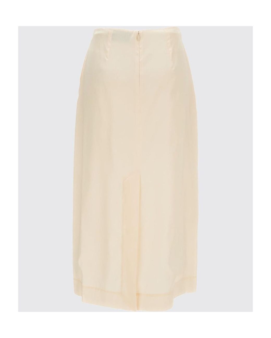 Simone Rocha White Floral Pattern Midi Skirt