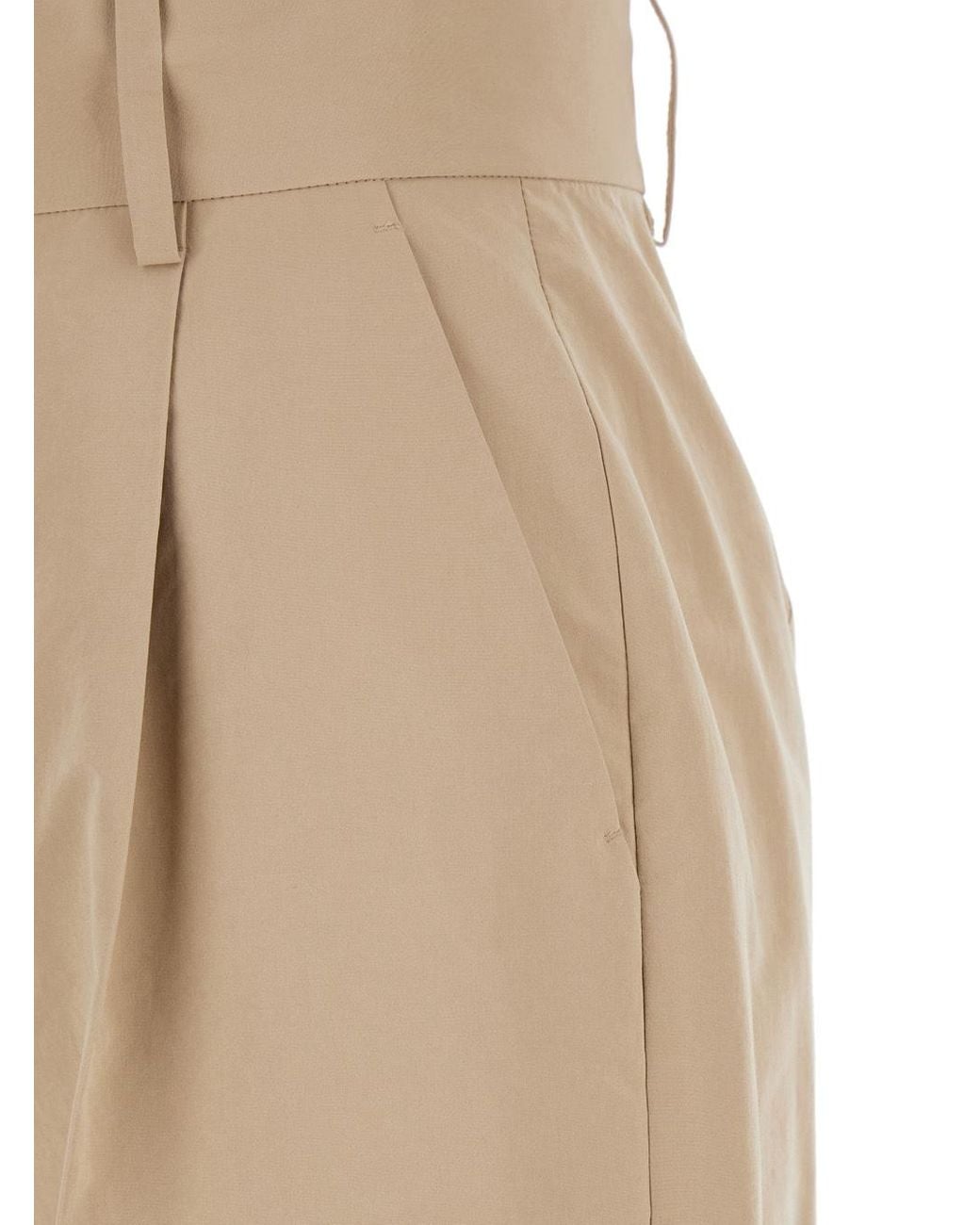 Philosophy Di Lorenzo Serafini Natural Pants With Cuffs