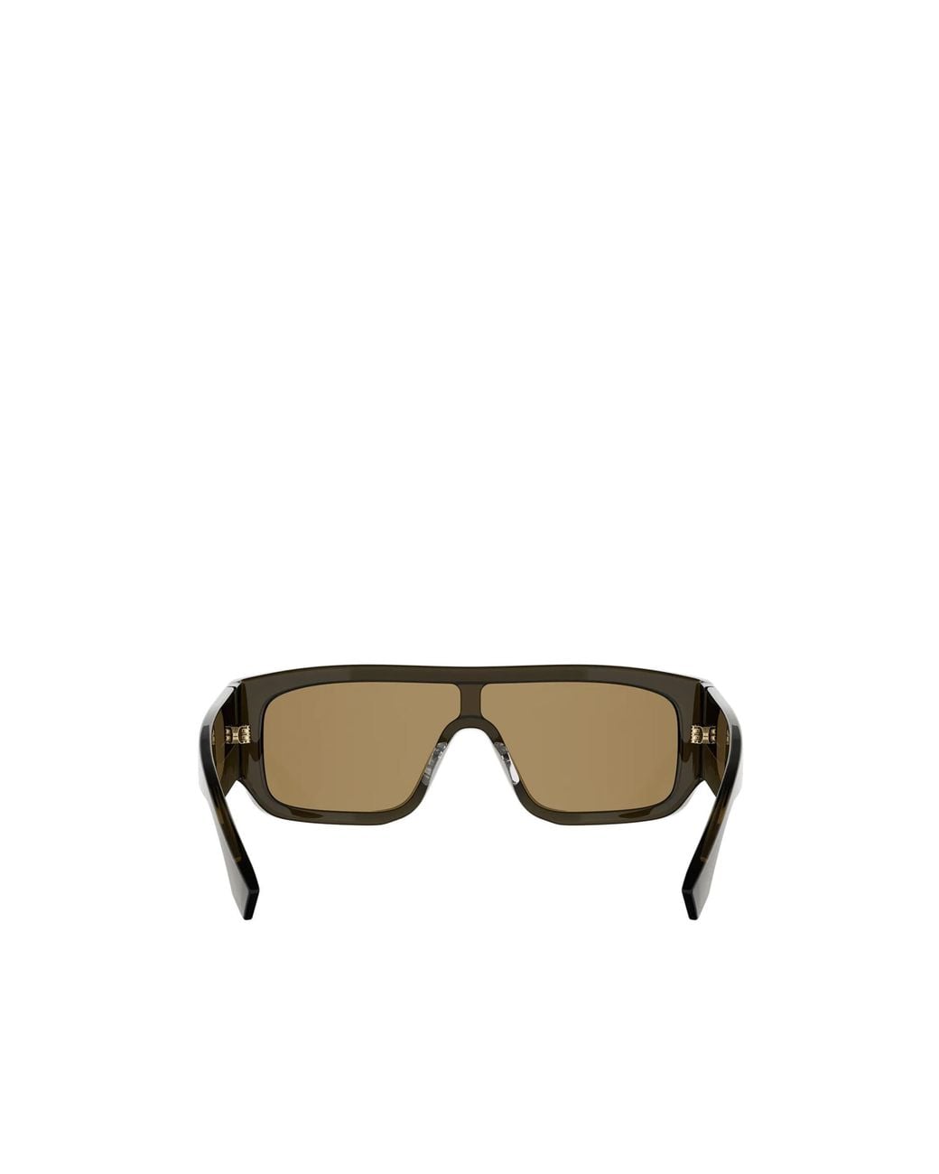 Fendi Brown Eyewear Shield Frame Sunglasses