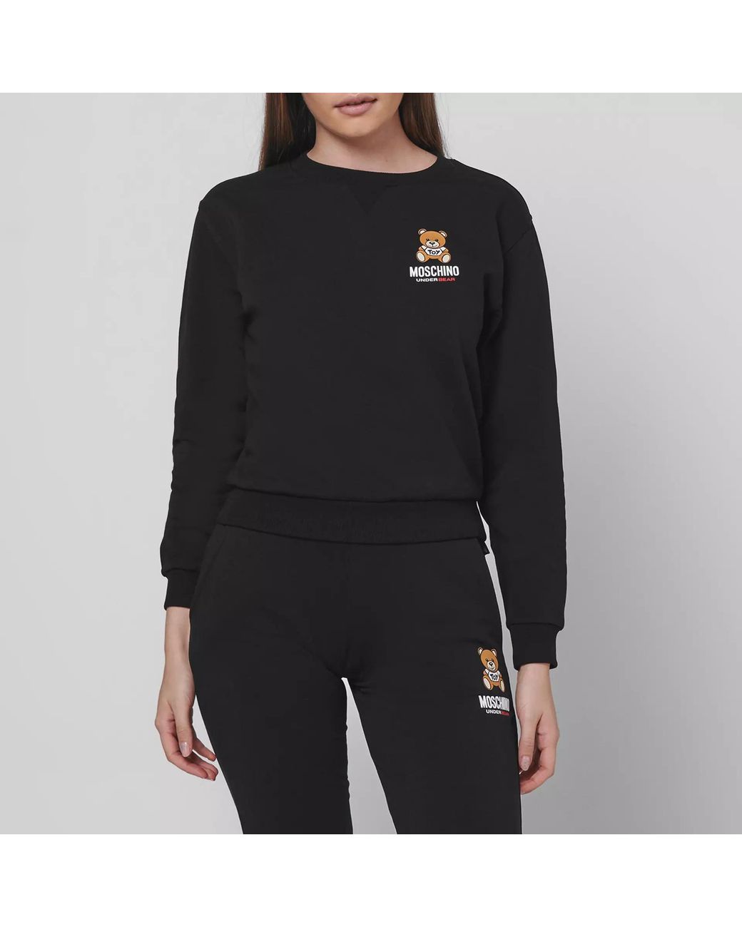 Moschino Black Underbear Sweatshirt