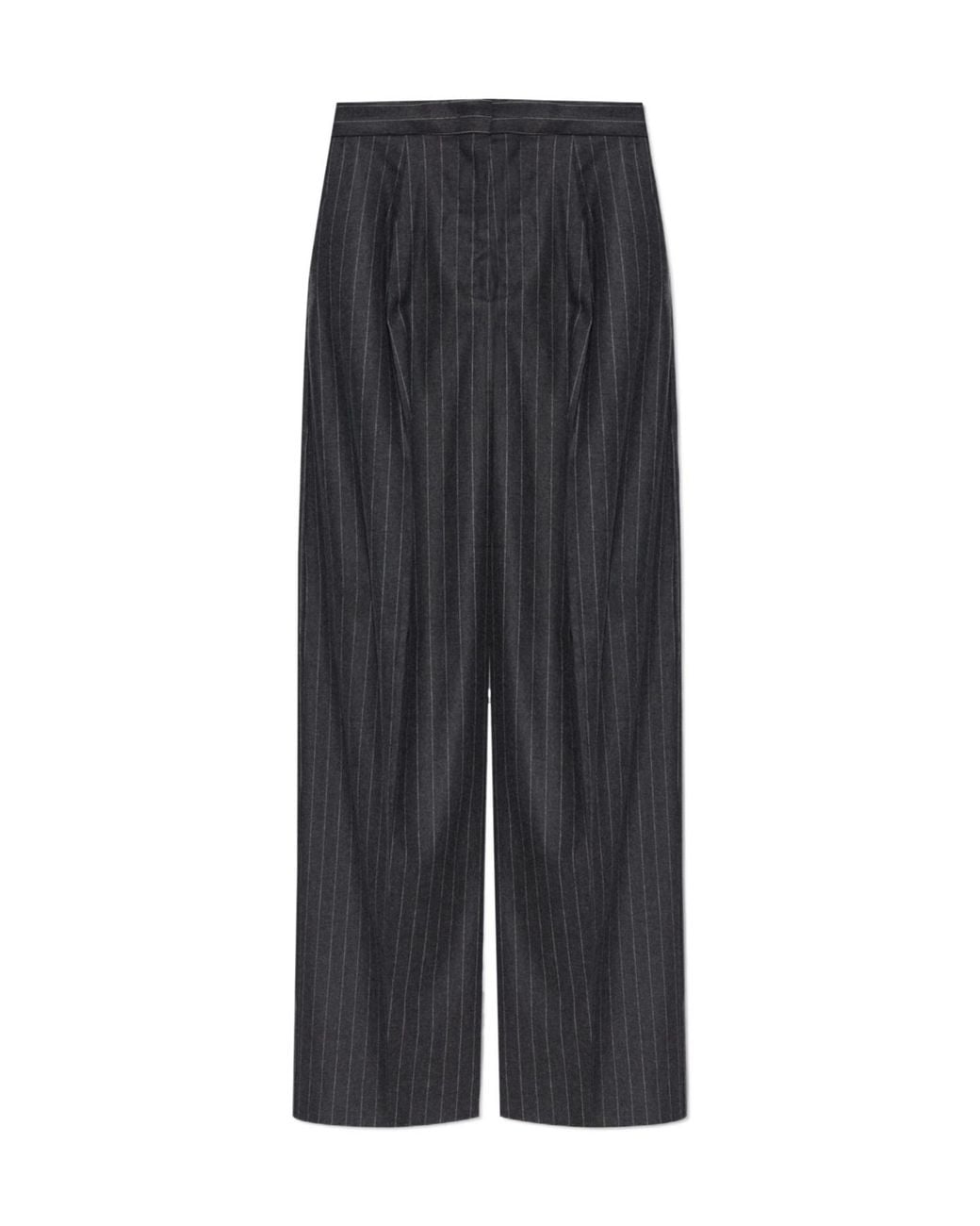 Sportmax Gray Belgio Striped Tailored Trousers