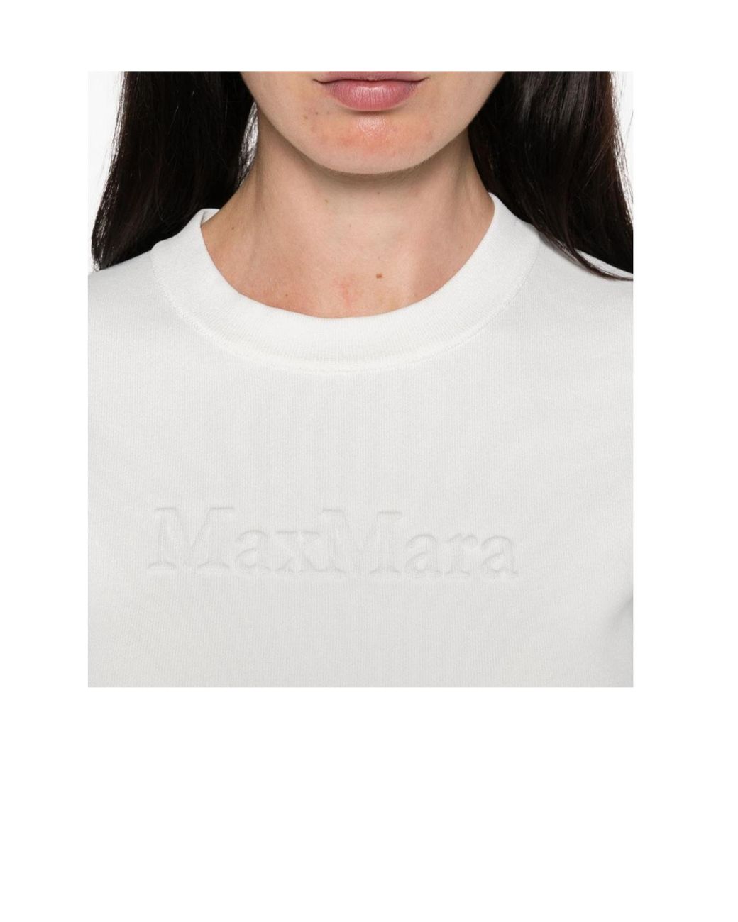 Max Mara White Adelio Crewneck Short-Sleeved T-Shirt