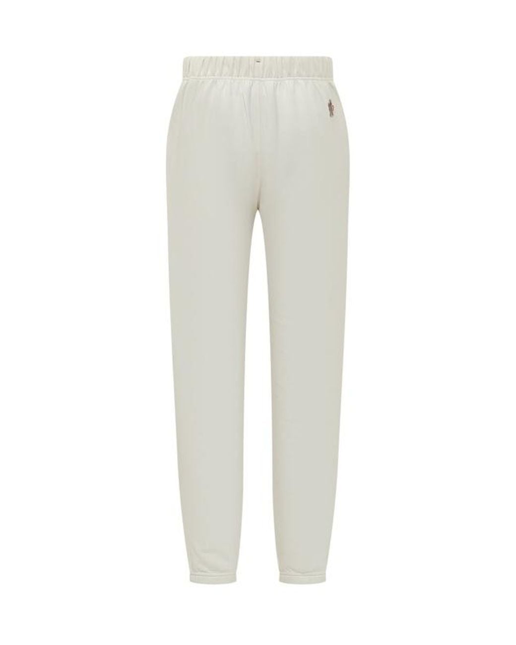 Moncler White Grenoble Logo Track Trousers