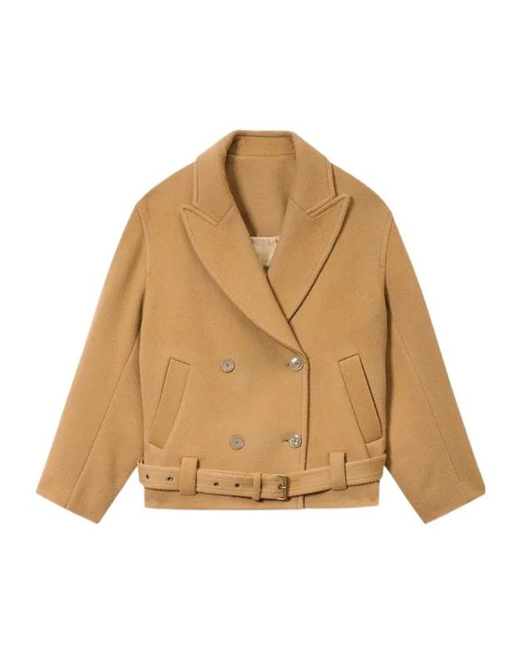 Isabel Marant Natural Warna Coat