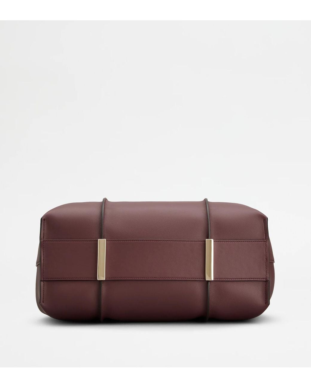 Tod's Brown T Timeless Shopping Bag