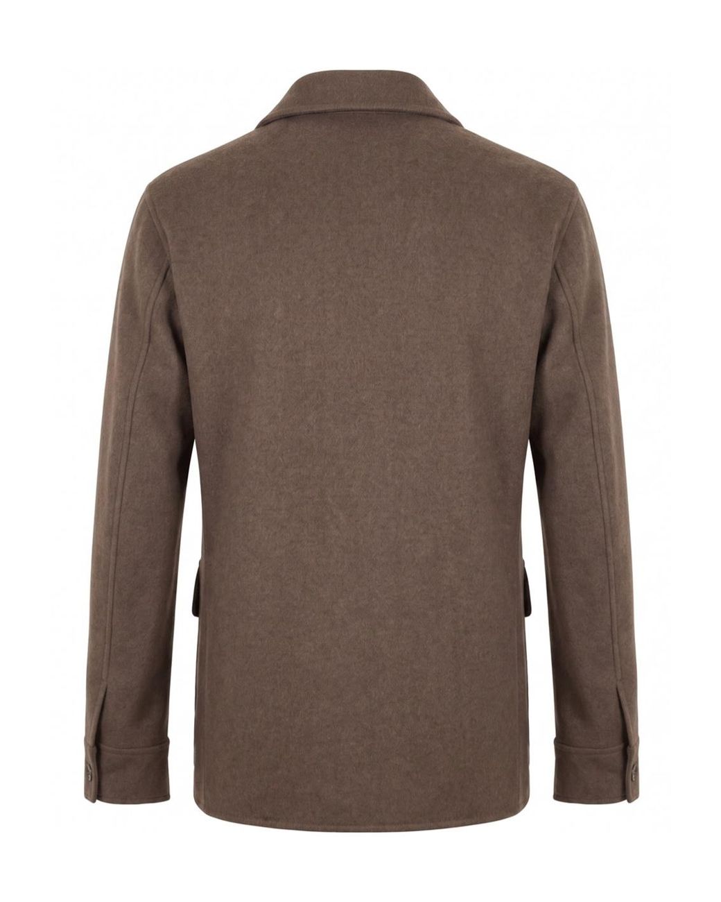 Montecore Brown Four-Pocket Shirt Jacket for men