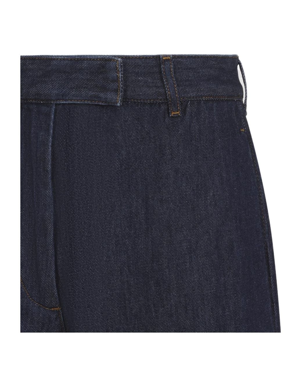 Dries Van Noten Blue Wide-Leg Jeans