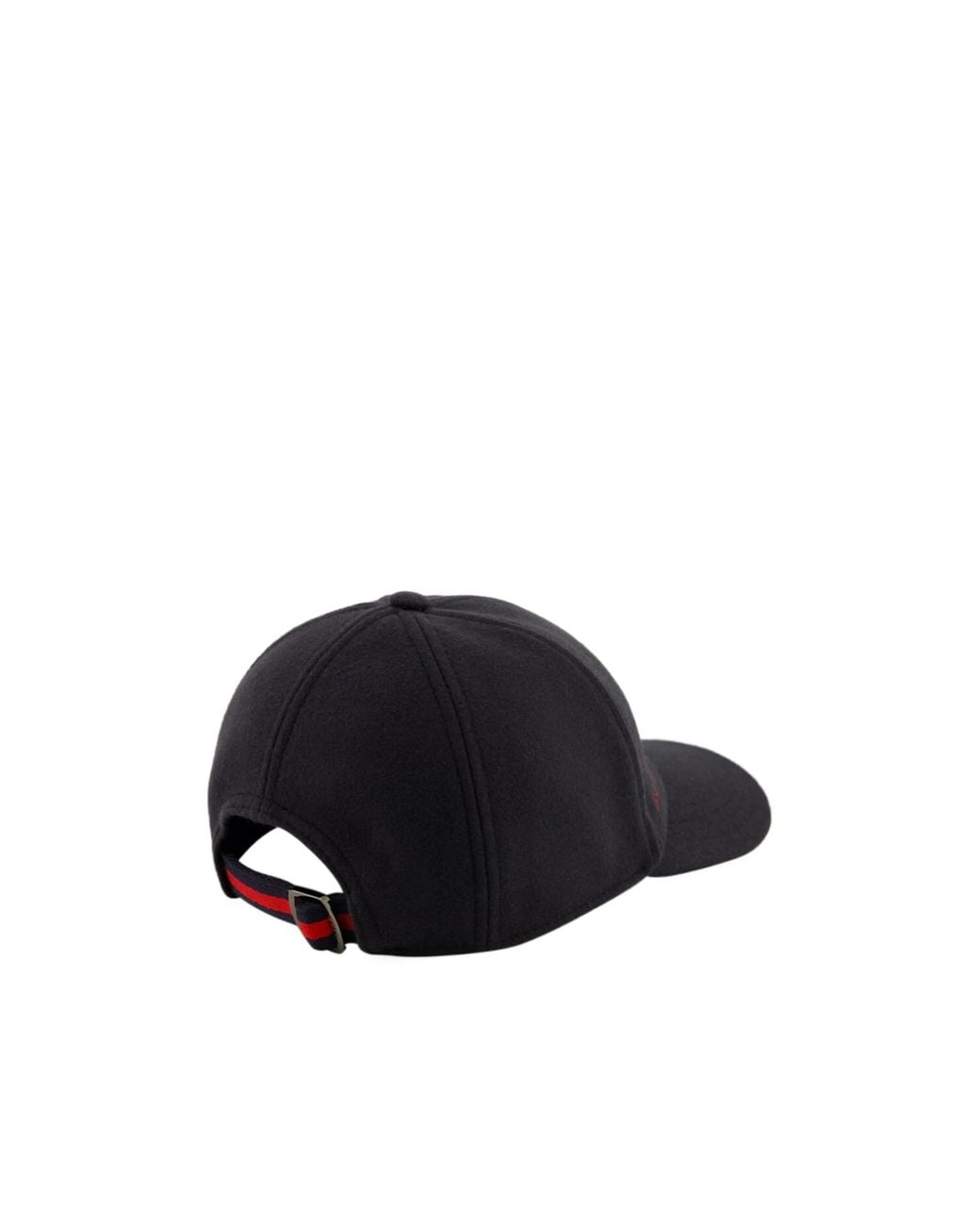 Gucci Black Embroidery Baseball Hat for men