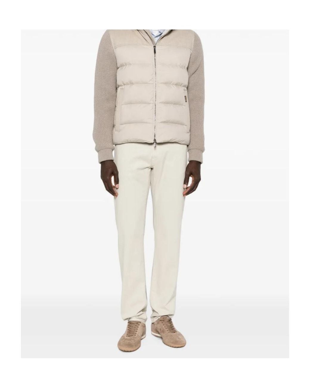 Incotex White Straight-Leg Five-Pocket Jeans for men