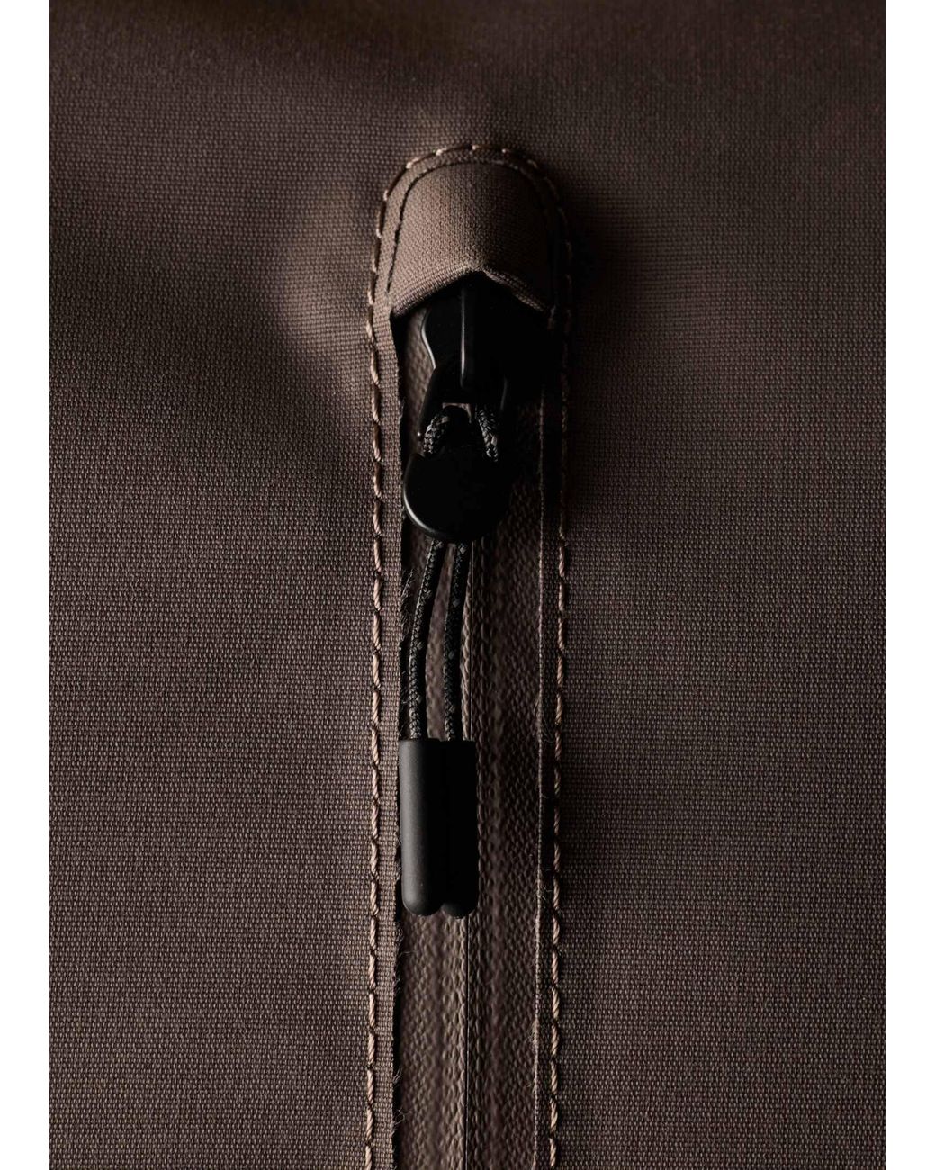 Paul Smith Brown Roll-Top Logo Backpack for men