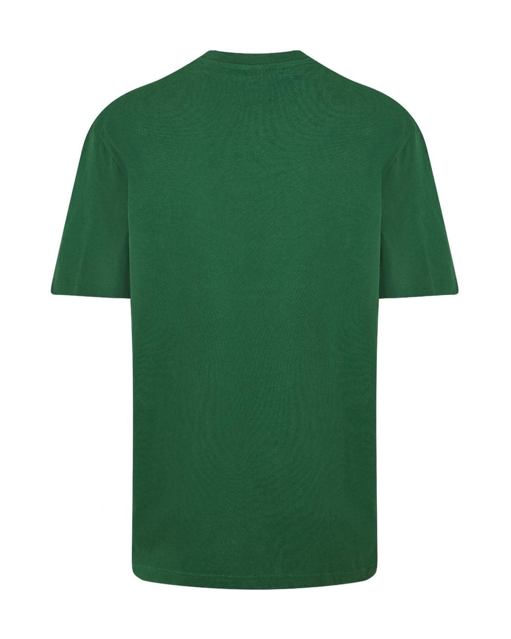 Lacoste Green Cotton Shortsleeve Tshirt for men