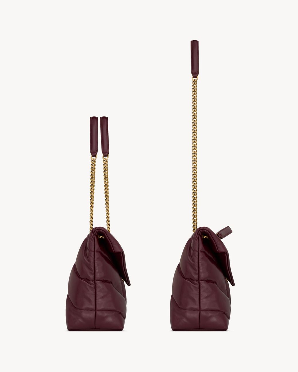 Saint Laurent Purple Puffer Medium Shoulder Bag