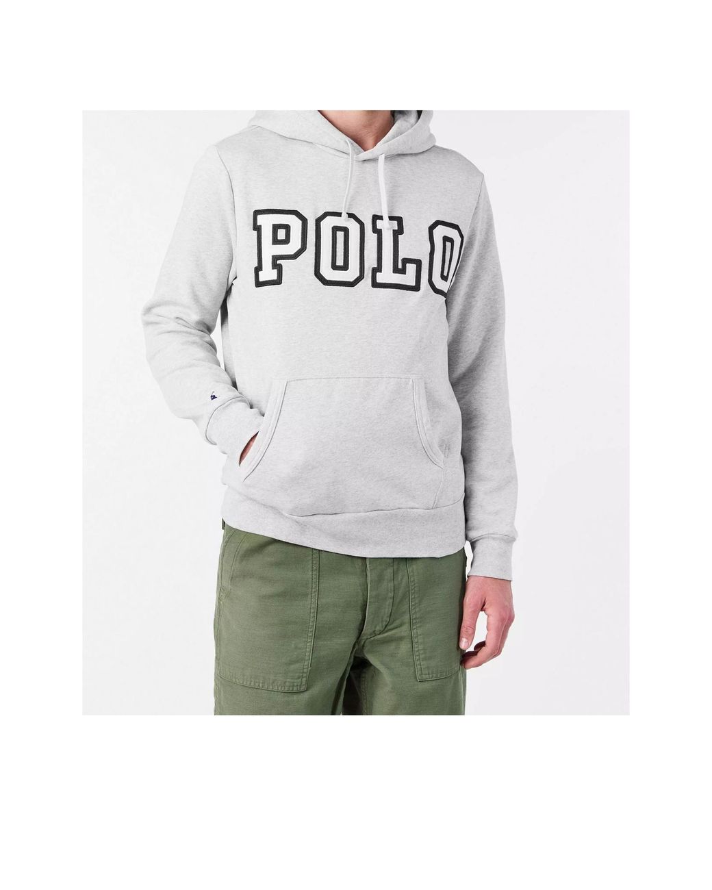 Polo Ralph Lauren Gray Hooded Sweatshirt for men