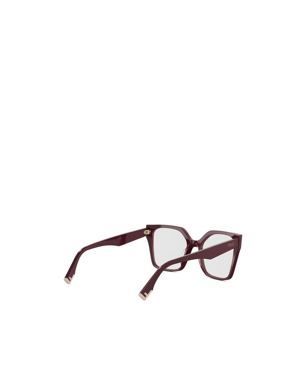 Fendi White Eyewear Square Frame Glasses