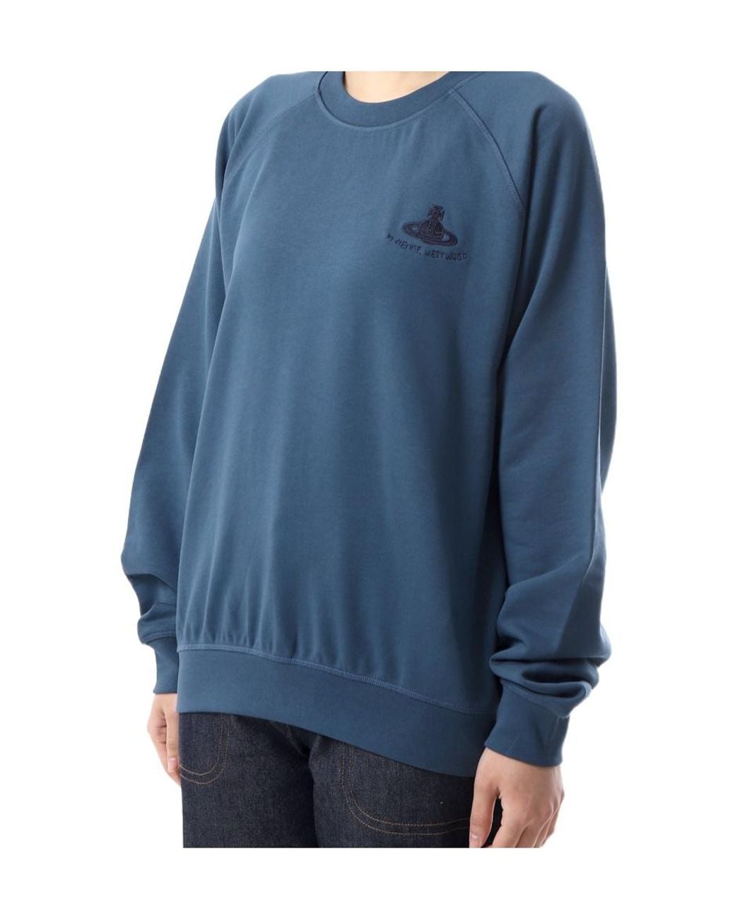 Vivienne Westwood Blue Crew Neck Sweatshirt