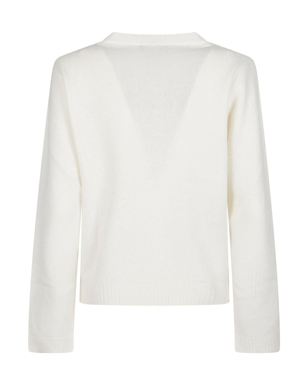 Fabiana Filippi White V Neck Sweater