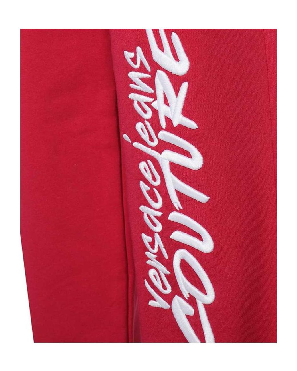 Versace Jeans Red Couture Elasticated Waistband Trackpants