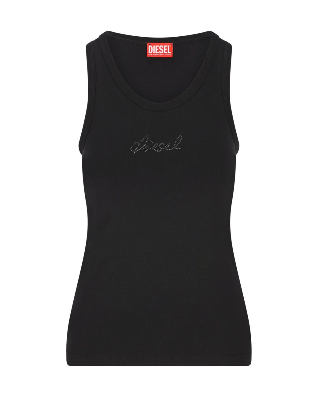 DIESEL Black T Anky 2 Logo Tank Top