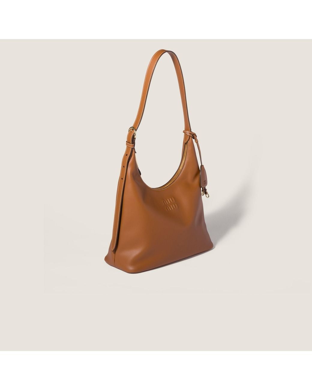 Miu Miu Brown Spirit Leather Bag