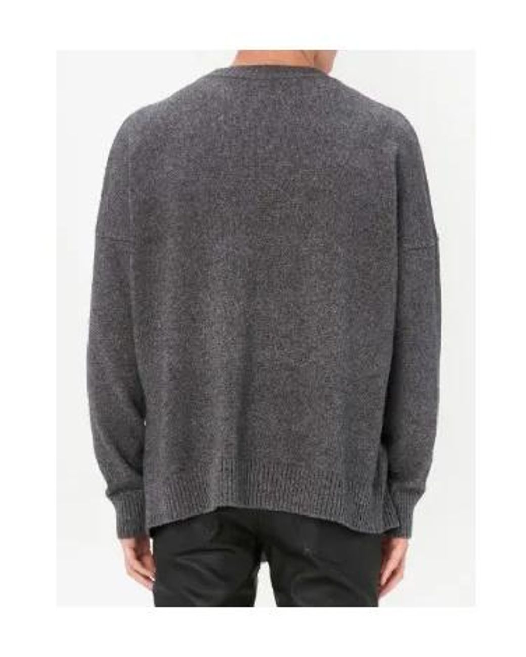 J.W. Anderson Gray Knitted Crew-Neck Jumper