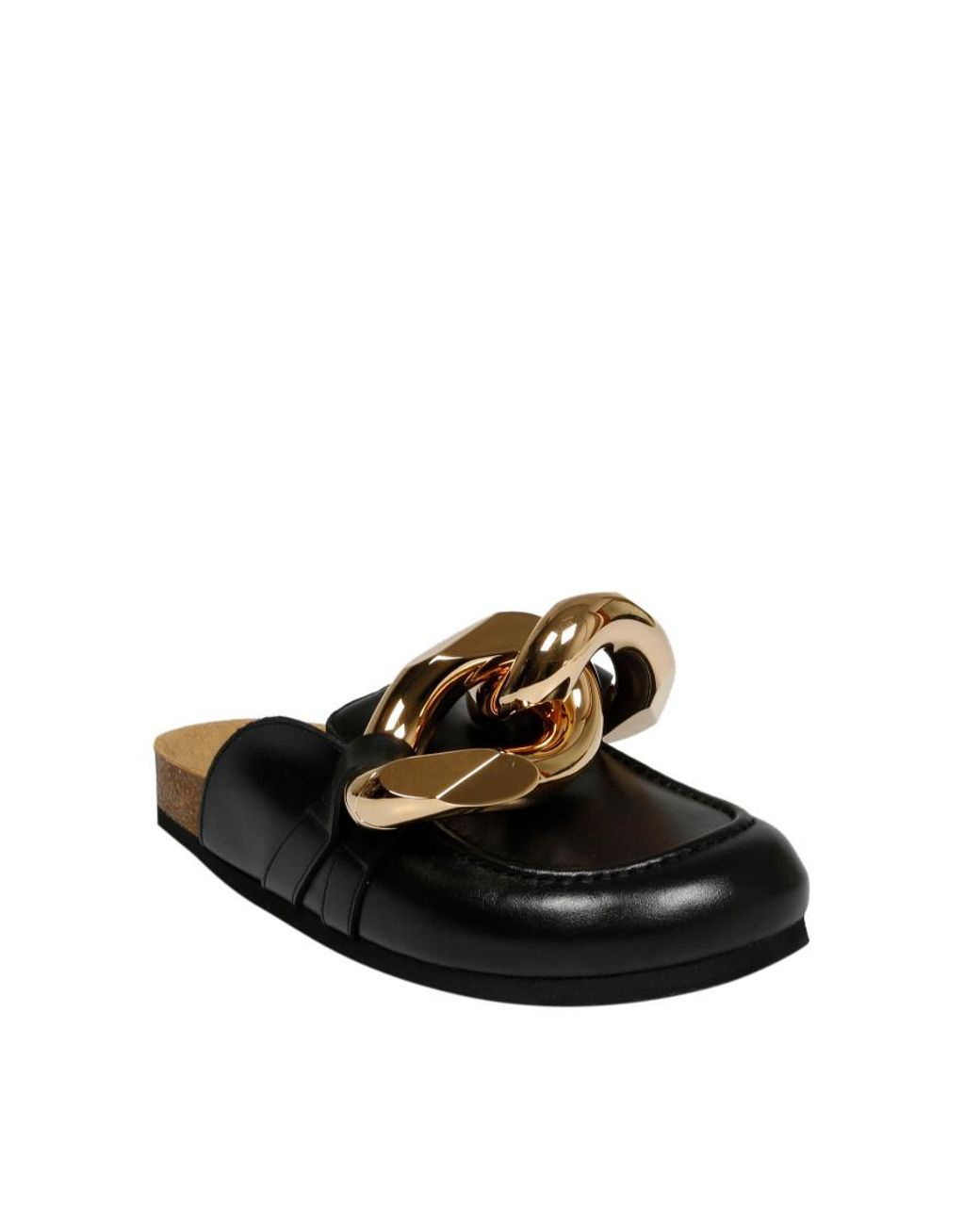 J.W. Anderson Black Chain Muller Shoes