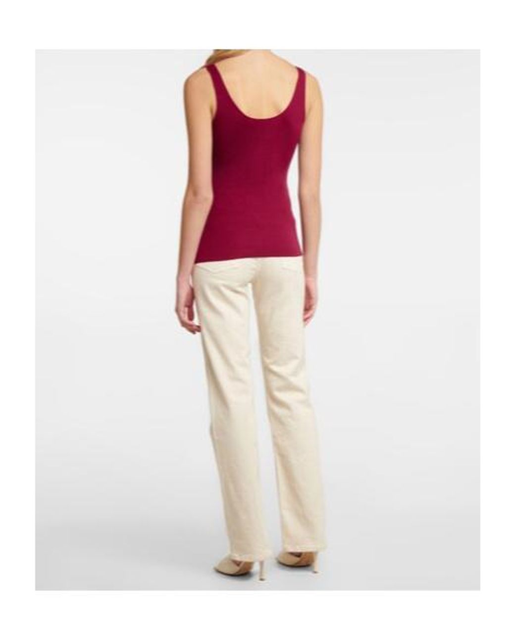 Altuzarra Red Knitted Vest