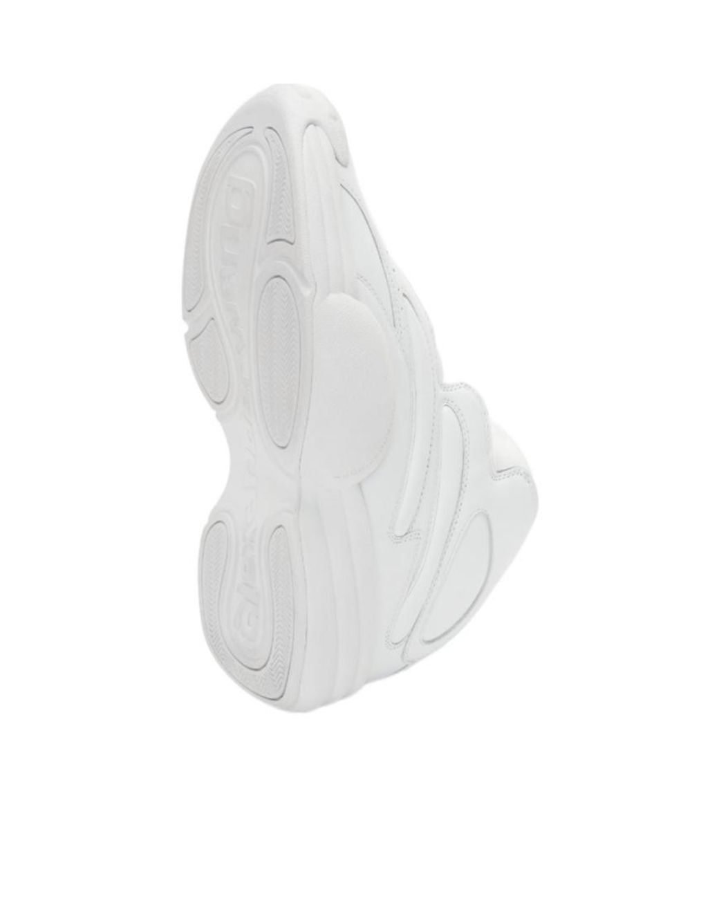 Alexander Wang White Hoop Lace-Up Sneakers