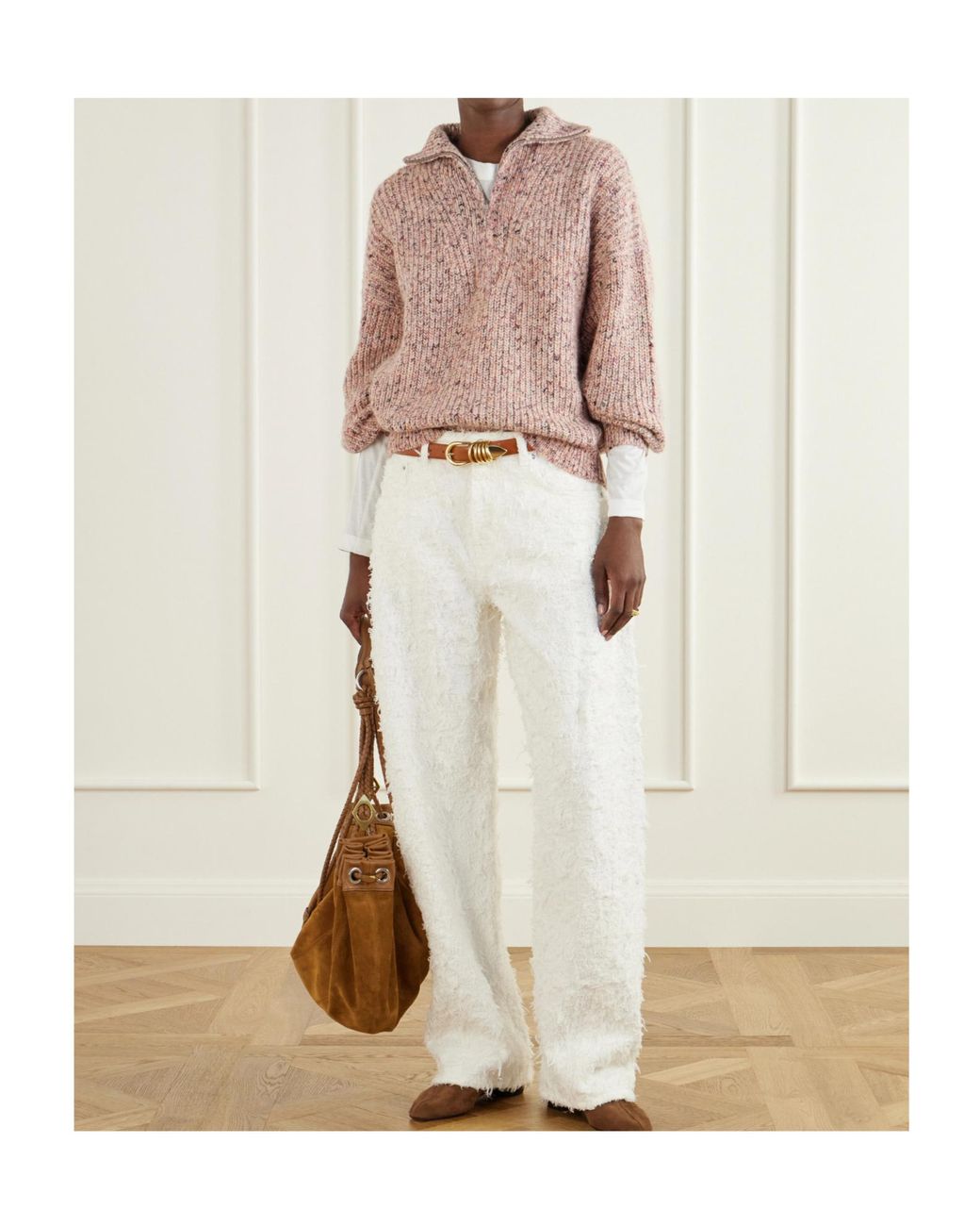 Isabel Marant Brown Isabel Marant Étoile Anita Chunky Knitted Sweater