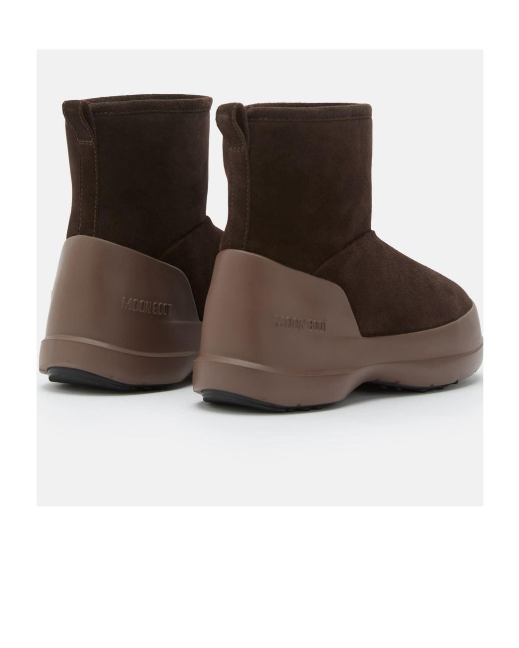 Moon Boot Brown Mezzaluna Mid Snow Boots